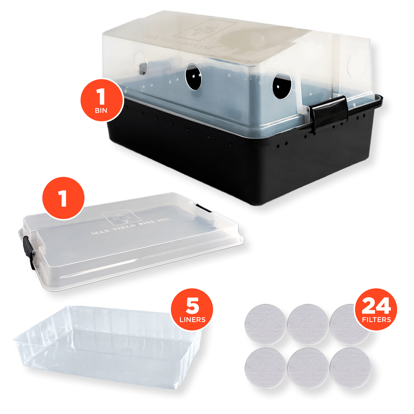 Max Yield Bins - Advanced Monotub Kit