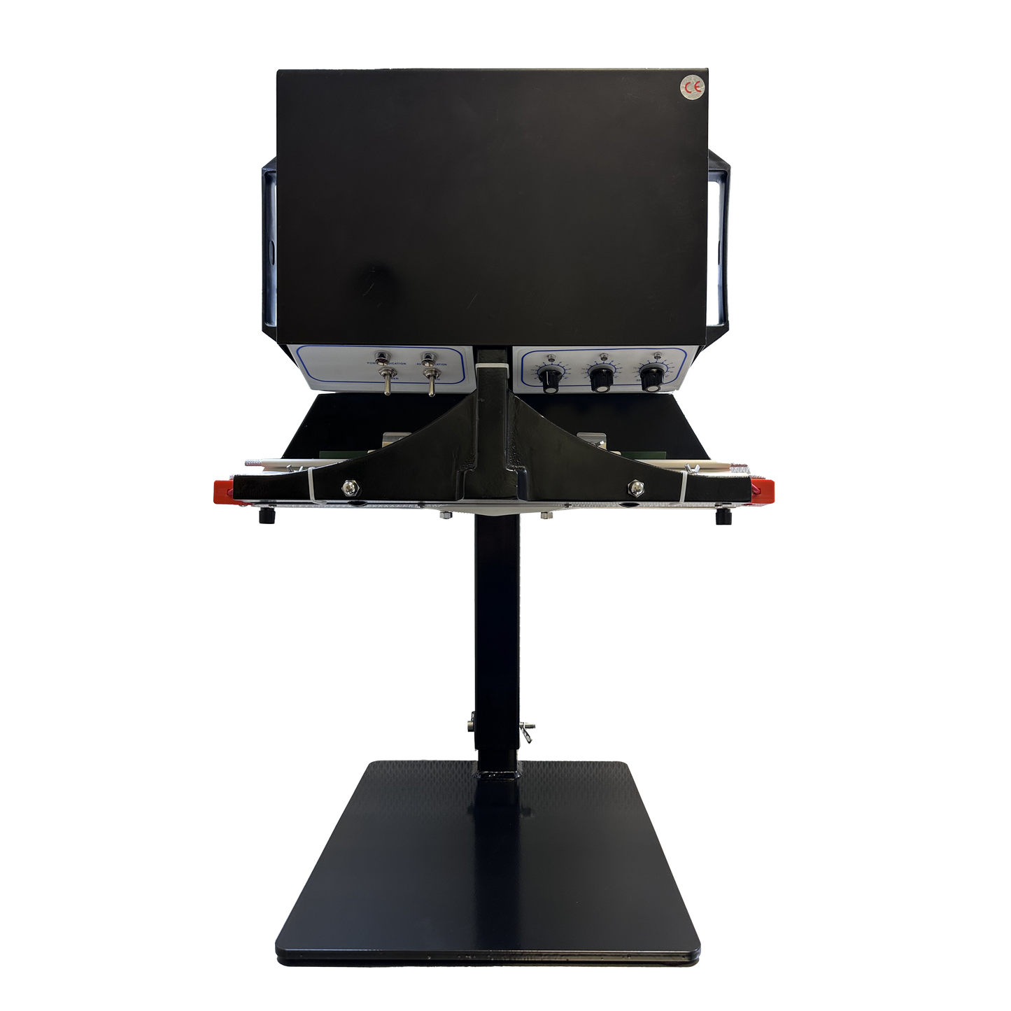 Flocube impulse sealer stand with adjustable height on transparent background